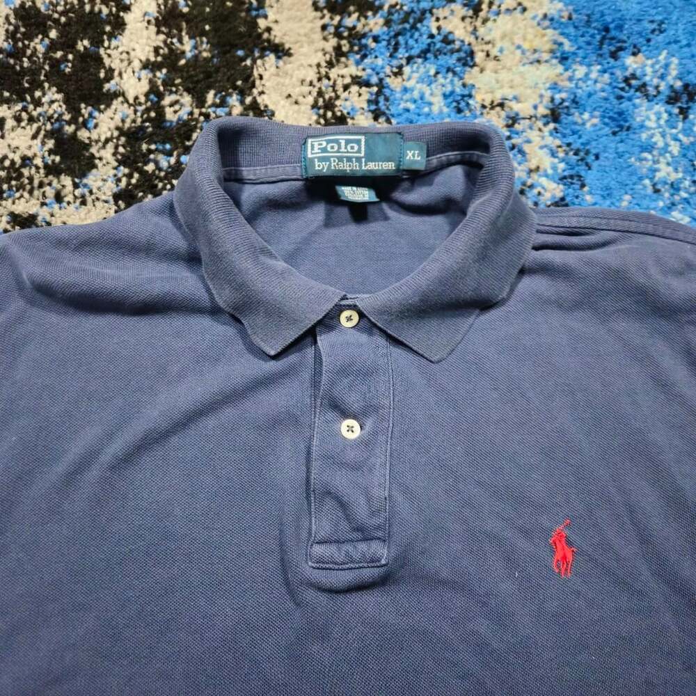 Polo Ralph Lauren Classic Pique Polo Shirt Blue XL